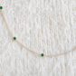 May Birthstone Bracelet — Emerald