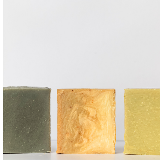 Ayurvedic Soap Box: Neem Soap , Turmeric Soap, & Charcoal Soap Trio