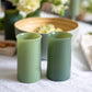 sage + olive | stegg | silicone unbreakable highball glasses