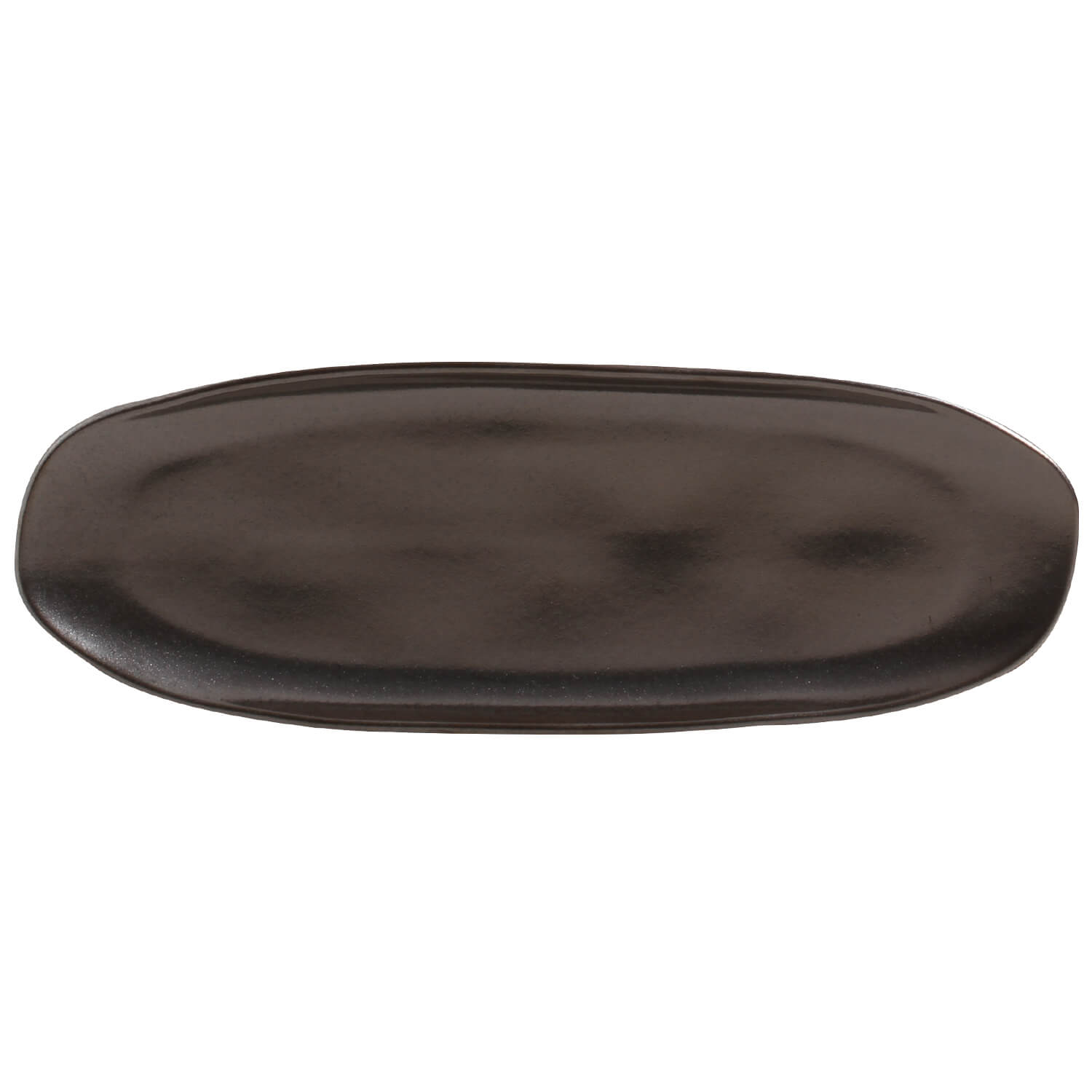 Shallow Organic Oval Platter Large Set of 4