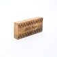 Wooden Word Blocks Set of 3 | Mango Wood | Handmade Décor