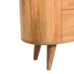 Solid Wood Mini Oak-ish Cabinet