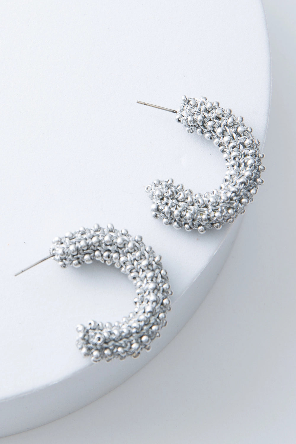 Chrome Crochet Hoops