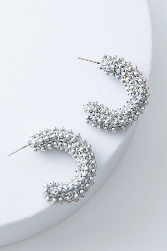 Chrome Crochet Hoops