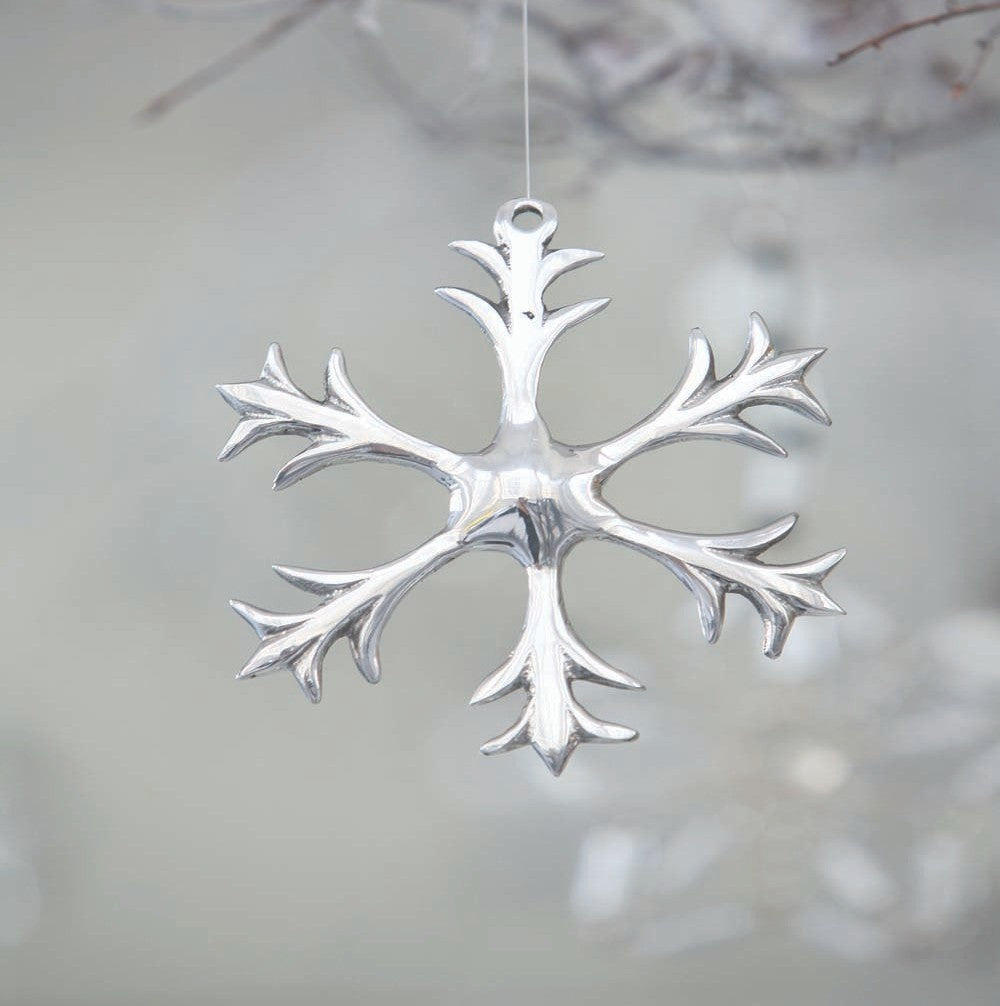 Ornament Silver Snowflake