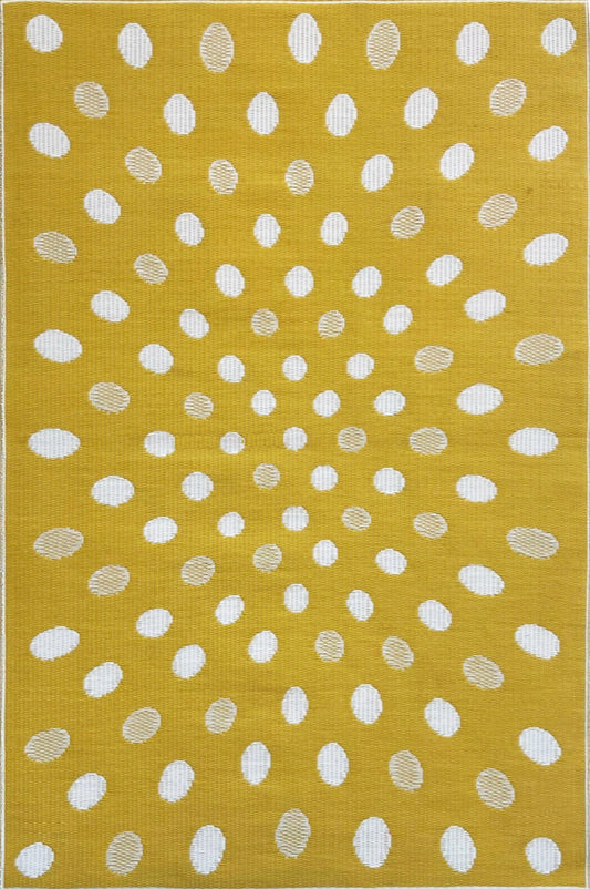 Crazy Dots Yellow & White