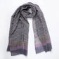 Classic Mini Plaid Scarf - Dark Blue