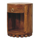 Solid Wood Bola Round Side Table