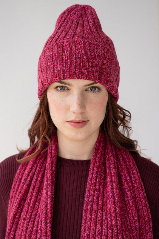 RIBBED BABY ALPACA BEANIE