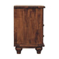 Solid Wood 2-Drawer Bedside Table