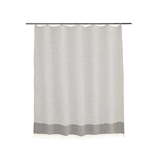 Zipper Shower Curtain