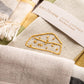 Cheese Hand-Stitched Towel Set