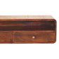 Solid Wood Floating California Walnut Open Console