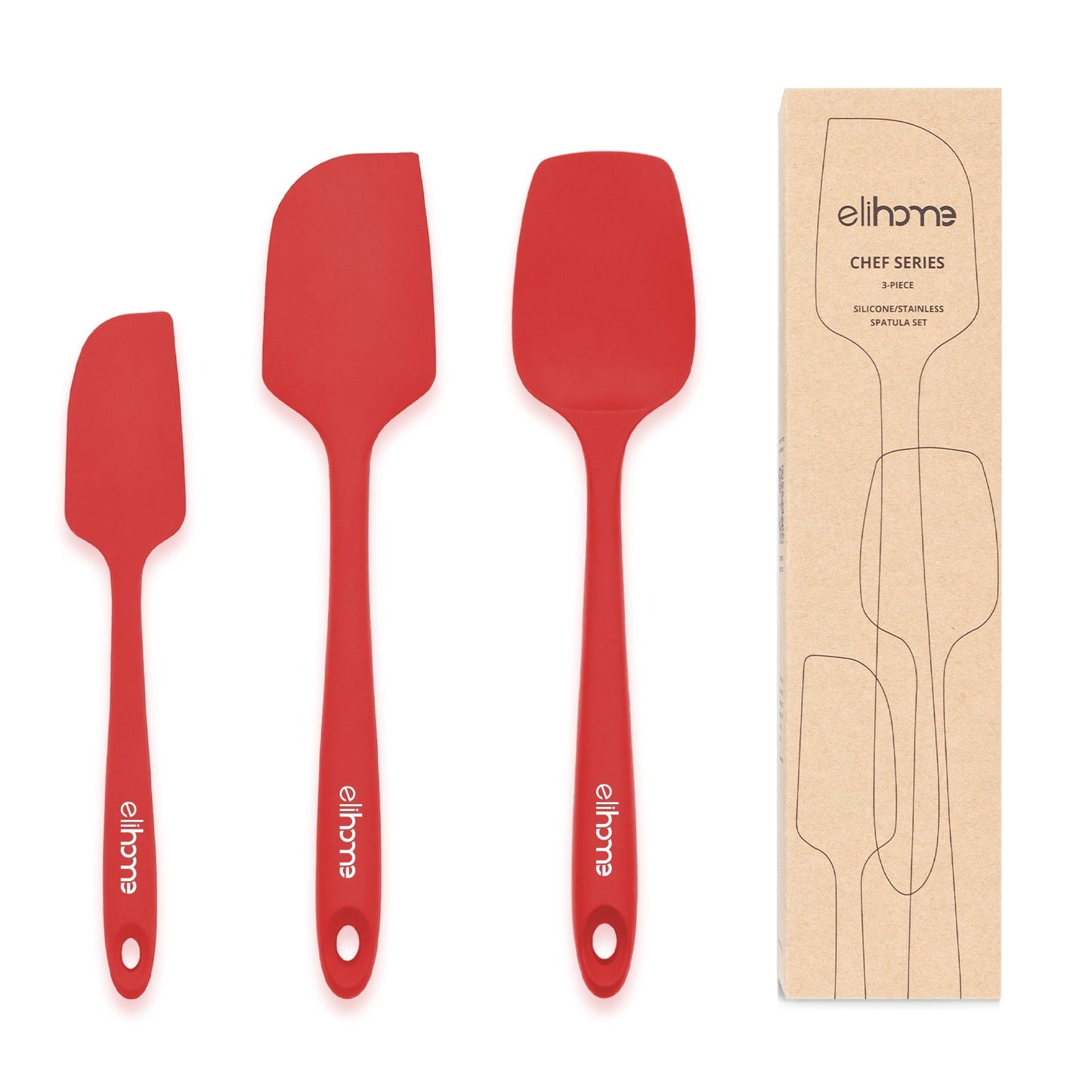 6 Piece Silicone Spatula Set