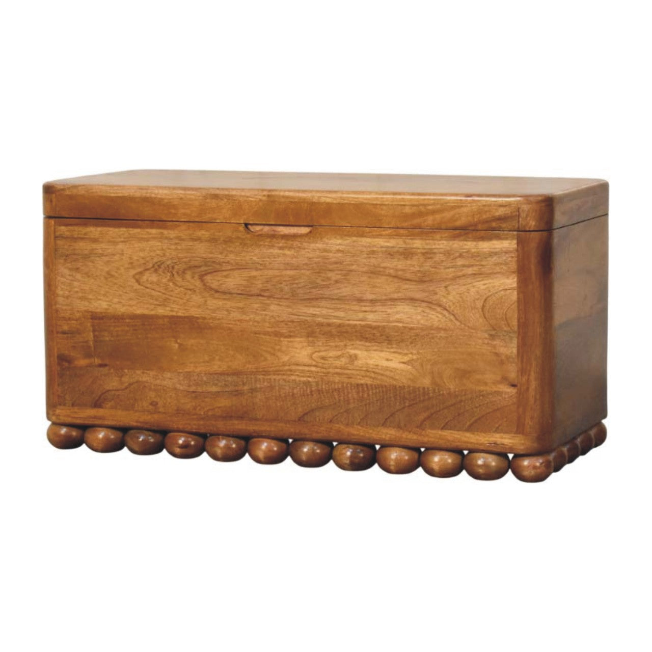 Solid Wood Bola Storage Trunk Bench