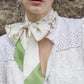 Cottage Vines Silk Twilly Scarf