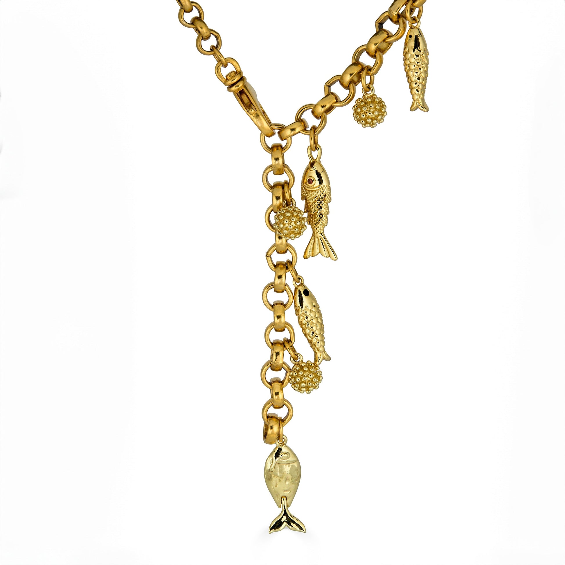 Fish Charm Convertible Necklace