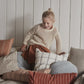 Kyoto Cushion Cover Only - Dusty Blue