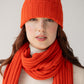 Ribbed Beanie - Scarlett