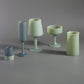 sage + olive | mecc | silicone unbreakable cocktail glasses