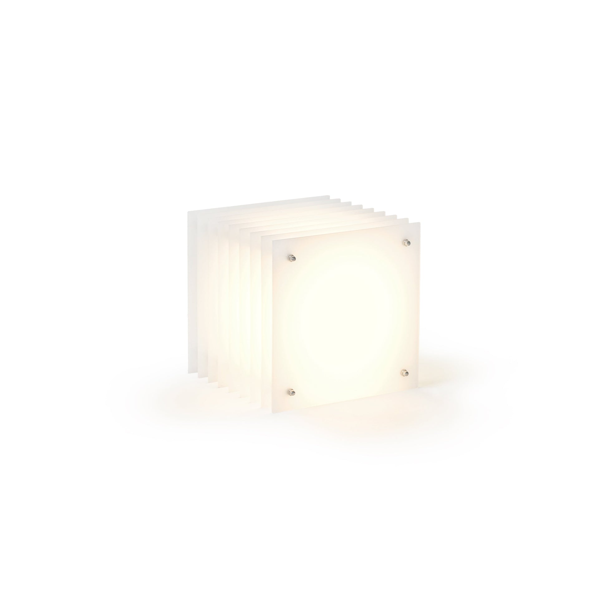 Lớp small square in milky acrylic