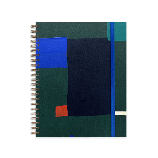 Green Square Medium A5 Notebook