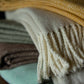 100% Cotton Herringbone Throws