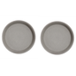 Yuka Lunch Plate, Set of 2 in Stone