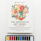 Meditative Art Workbook, 16 Pages of Guided Creative Ritual