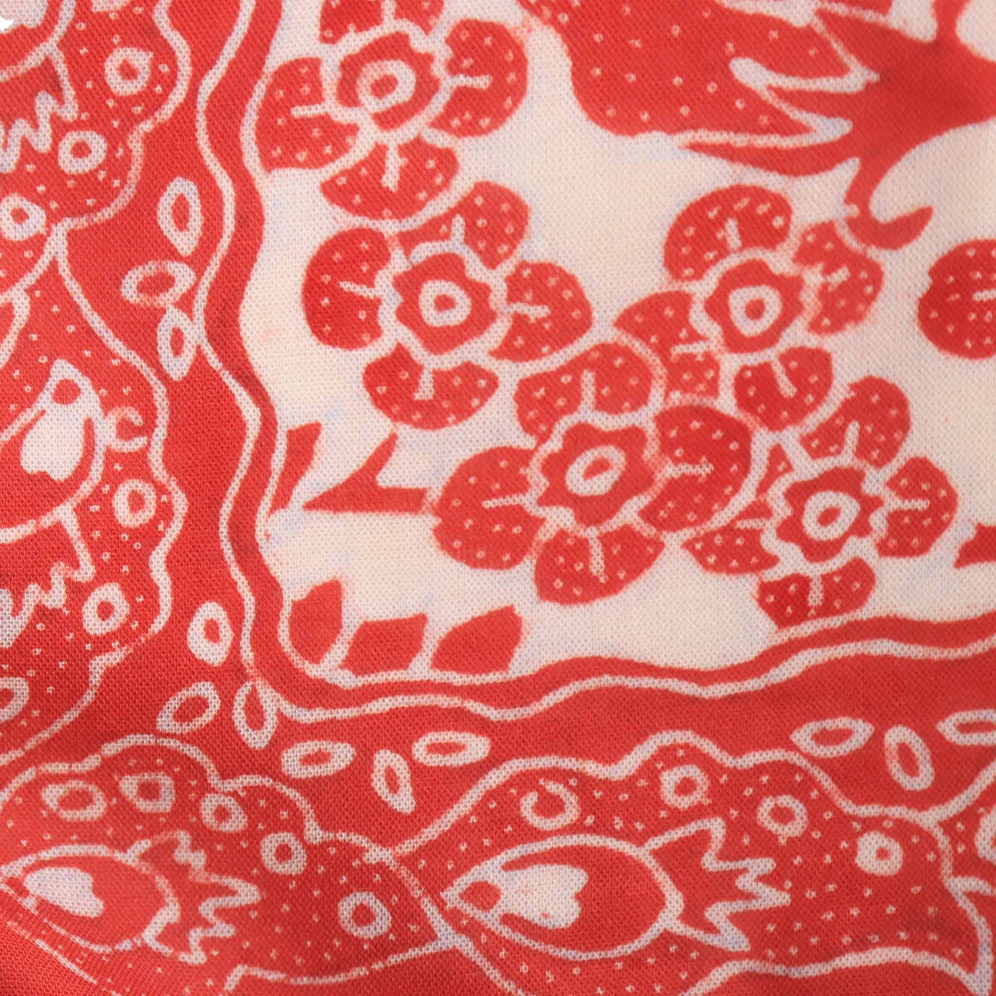 Fully Hand Drawn Batik Tulis Bandana, Lotus Blossom