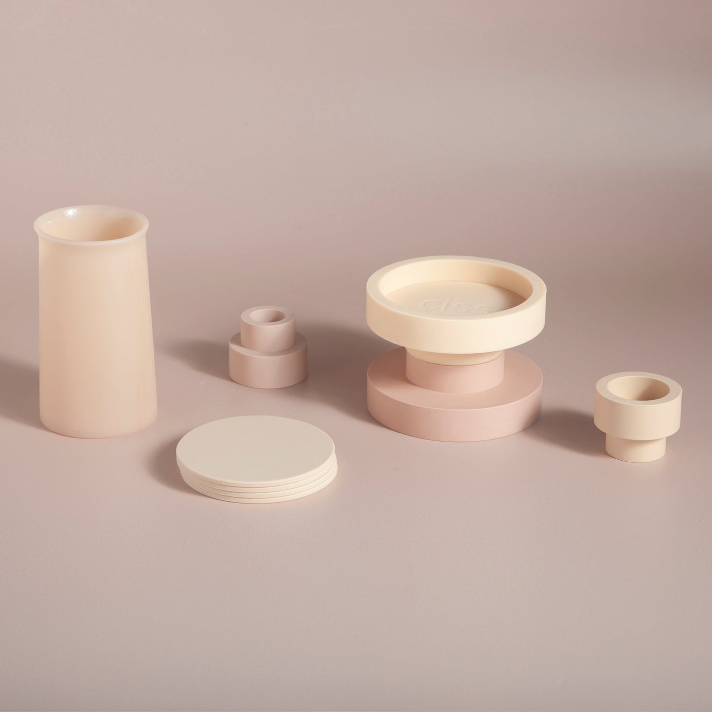wheat + oat | stegg |  silicone unbreakable highball glasses