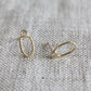 14k yellow gold sun shower diamond studs
