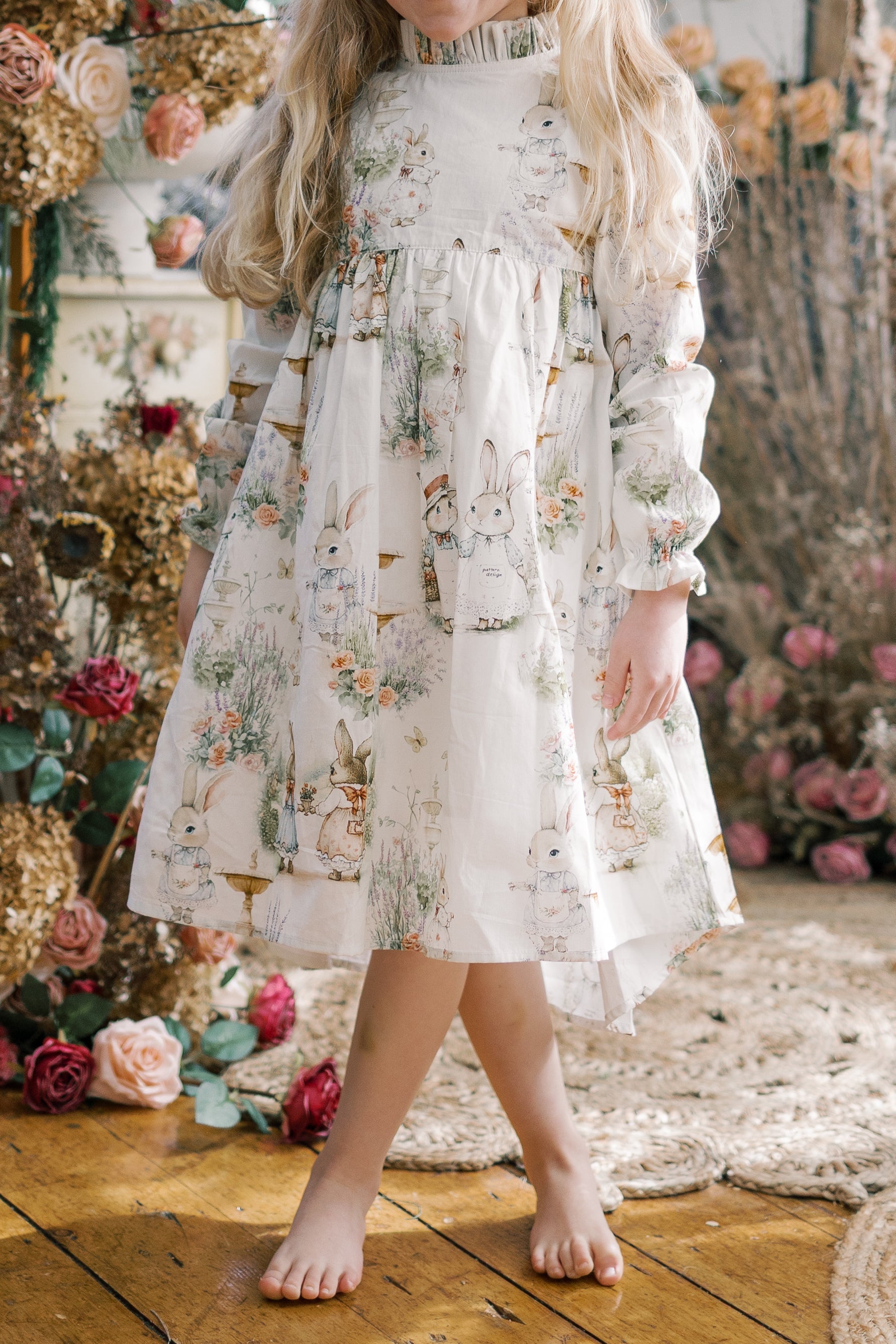 Aoki Dress-Woodland Bunny