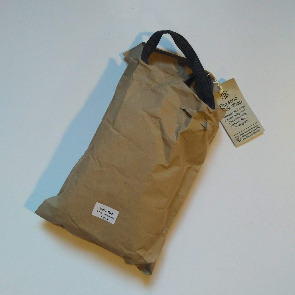 Patchwork Flaxseed Neck Wrap