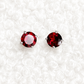 Oval Birthstone Stud Earrings