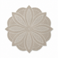 Beige Flower Linen Placemat