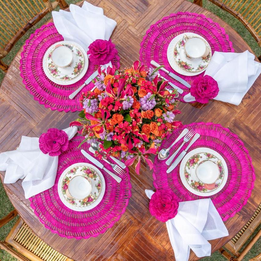 S/4 Buriti Flower Napkin Ring