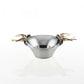 Dove Bowls Sm Silver/Gold