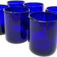 Pure Cobalt Tumbler Glasses - Set of 6