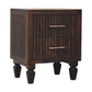 Solid Wood Belmont 2 Drawer Nightstand