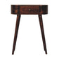 Solid Wood Mini Albion California Walnut Console