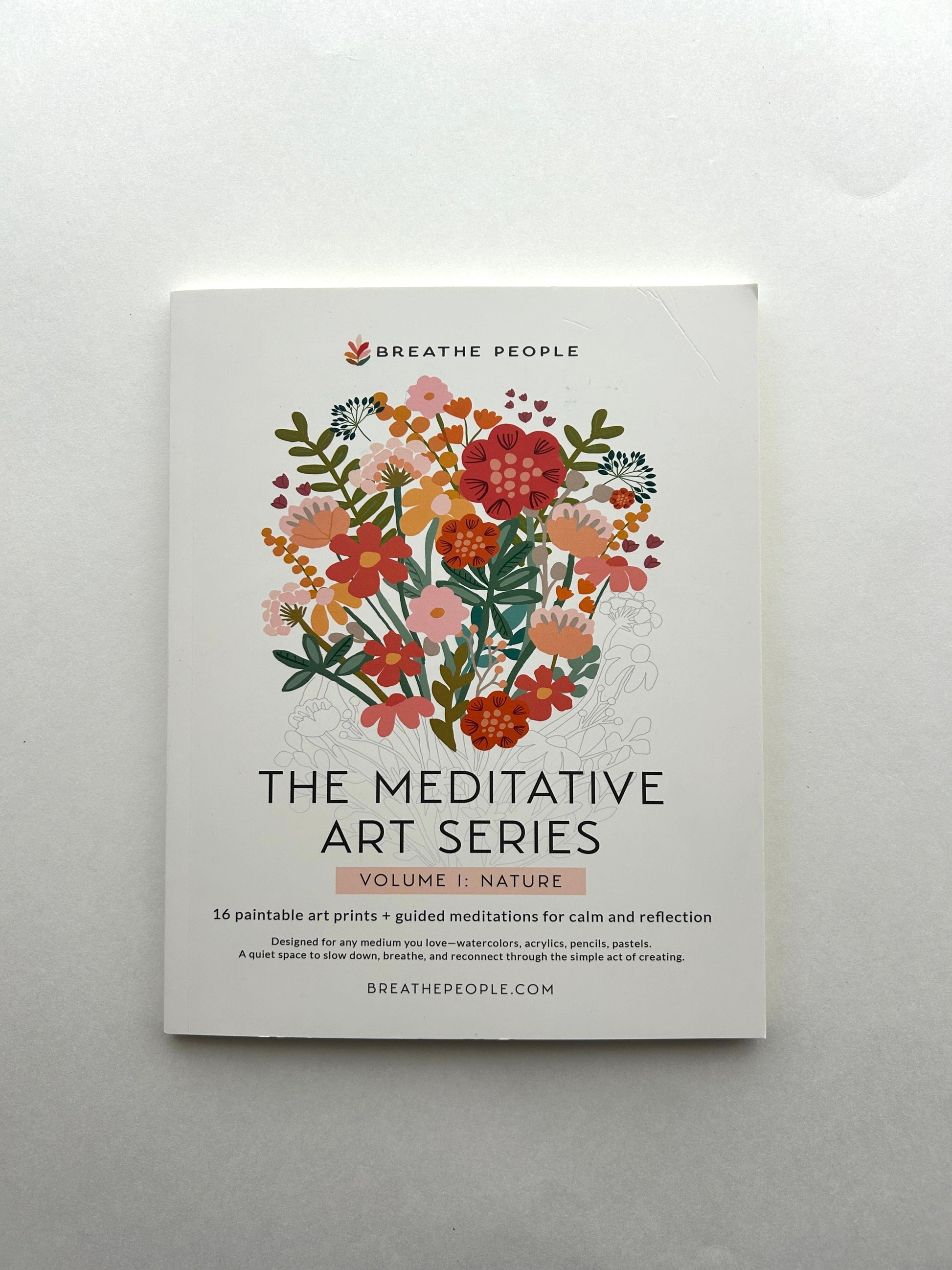 Meditative Art Workbook, 16 Pages of Guided Creative Ritual