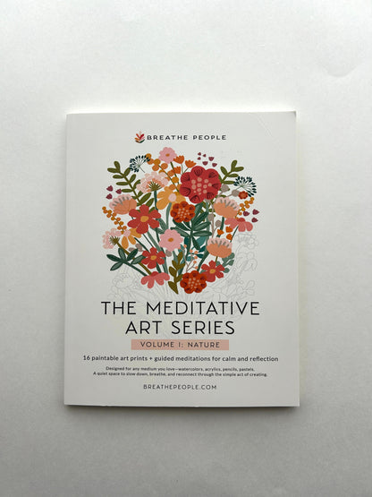 Meditative Art Workbook, 16 Pages of Guided Creative Ritual