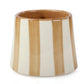 Ceramic Brown Stripe  Coffee cup - 3.5 x 2.5 Inches ( Set of 2 )