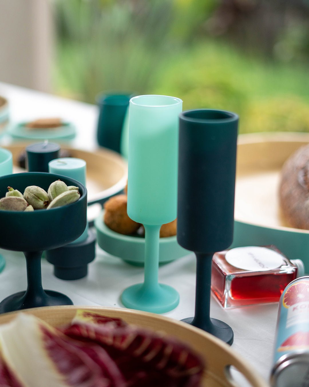 mist + ink | seff | silicone unbreakable champagne flute