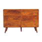 Solid Wood Large Curved Chest