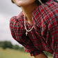 Silver Sequin Necklace