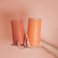 terra + peach | stegg | silicone unbreakable highball glasses