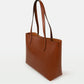 Elba medium size structured tote in vegetable-tanned leather
