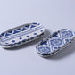 Shallow Organic Oval Platter Small Set of 4